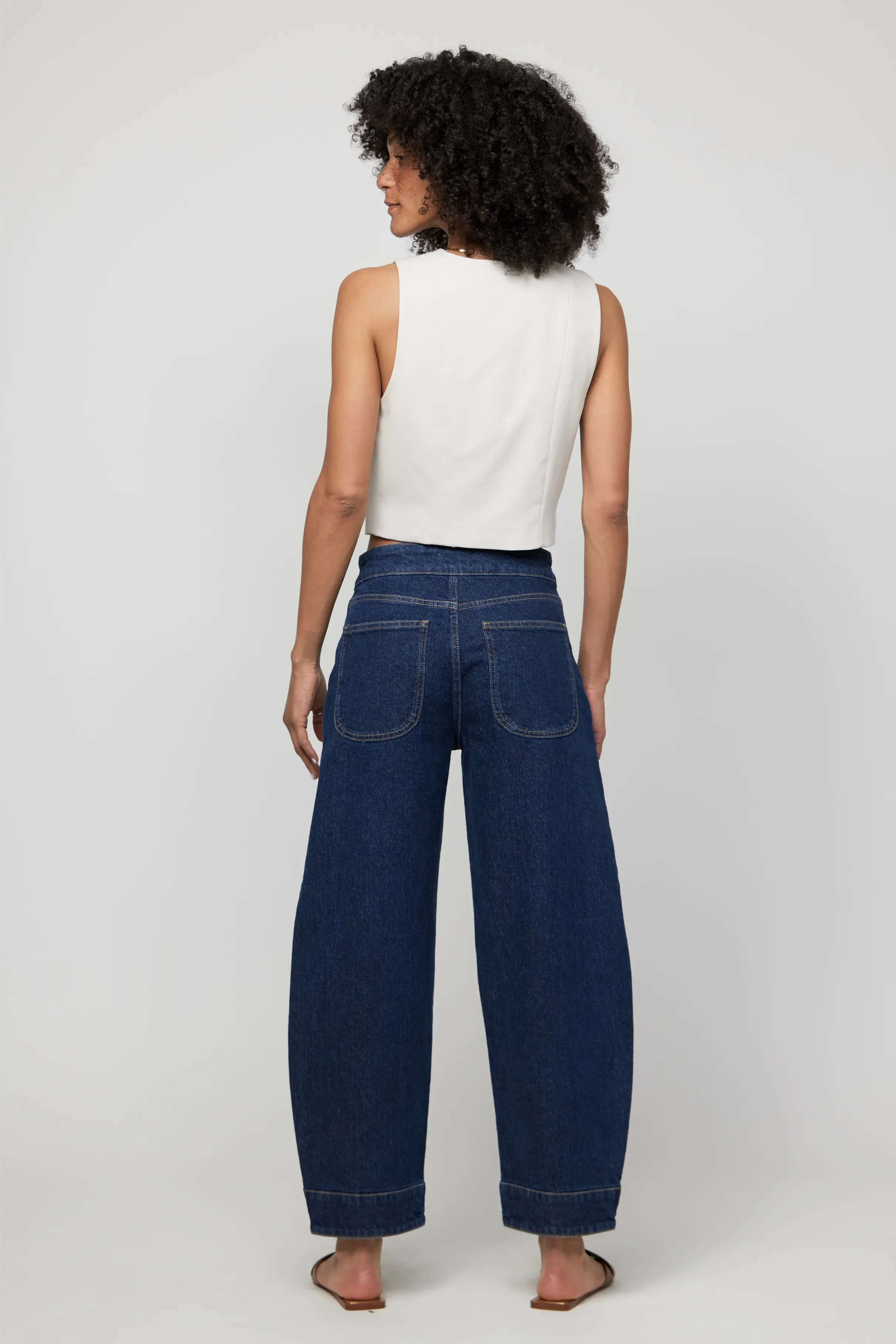 Jasper Balloon Leg High Rise Vintage Indigo