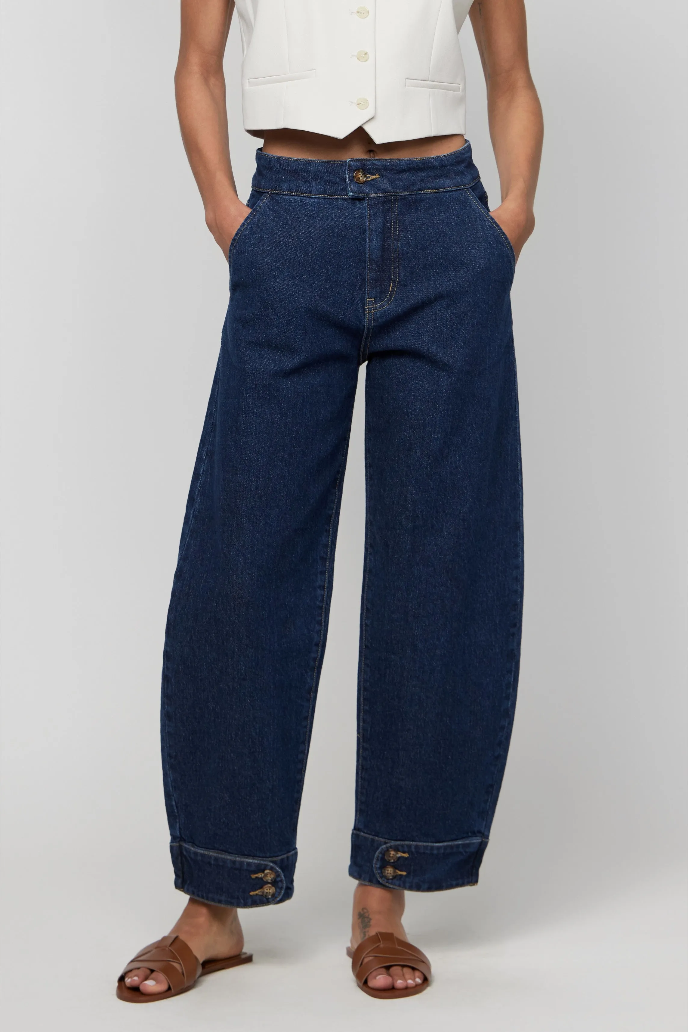 Jasper Balloon Leg High Rise Vintage Indigo