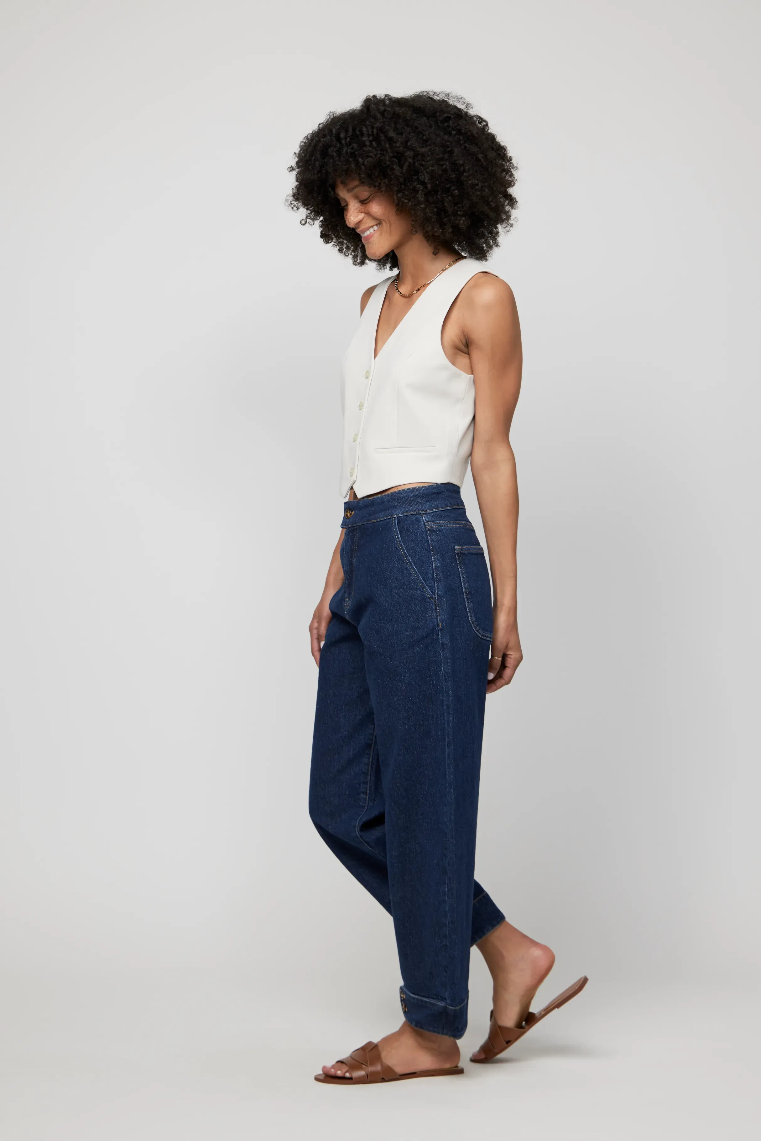 Jasper Balloon Leg High Rise Vintage Indigo
