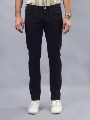 Jet Black Washed Slim Fit Jeans | JadeBlue