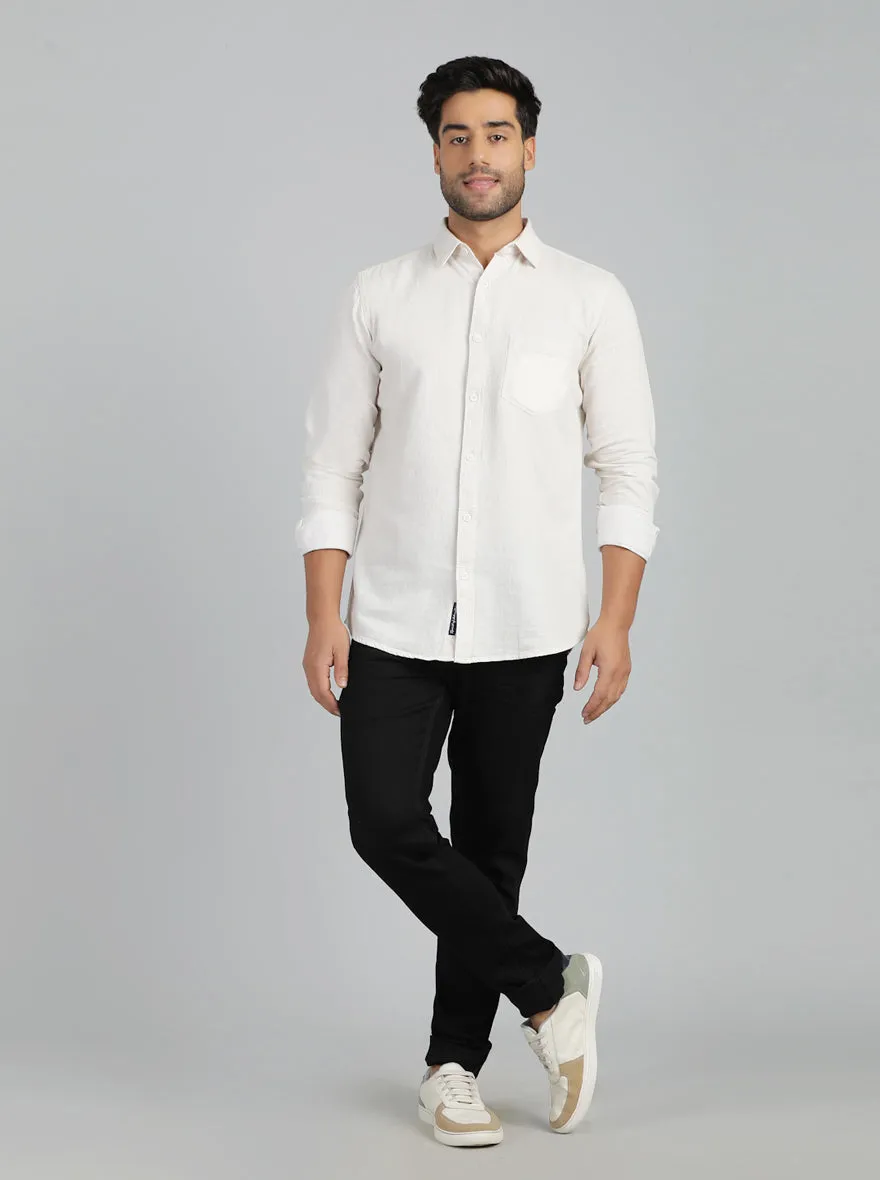 Jet Black Washed Slim Fit Jeans | JadeBlue