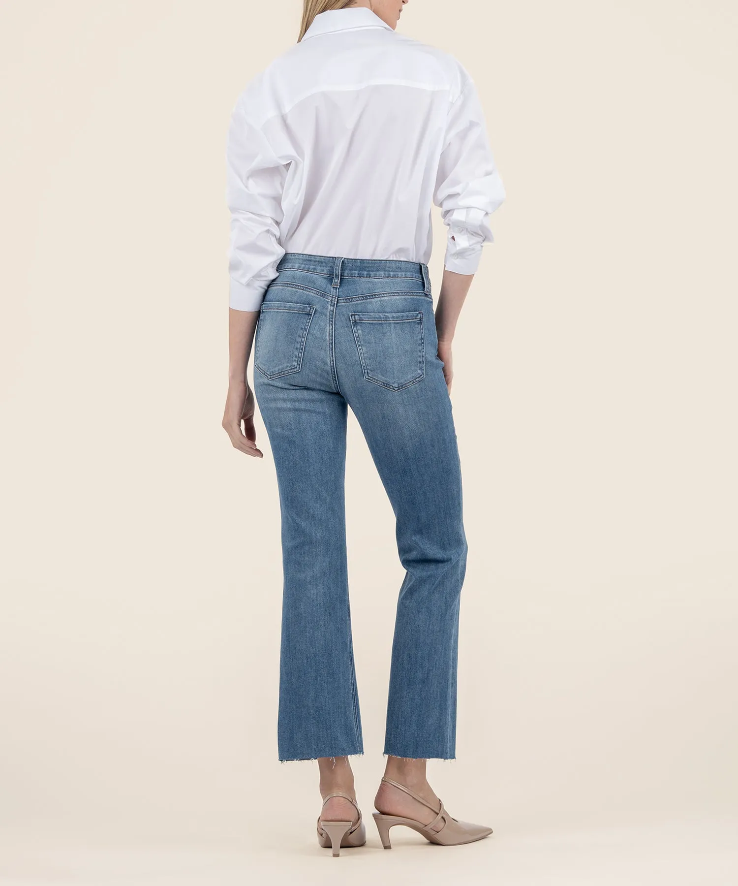 Kelsey High Rise Ankle Flare, Petite
