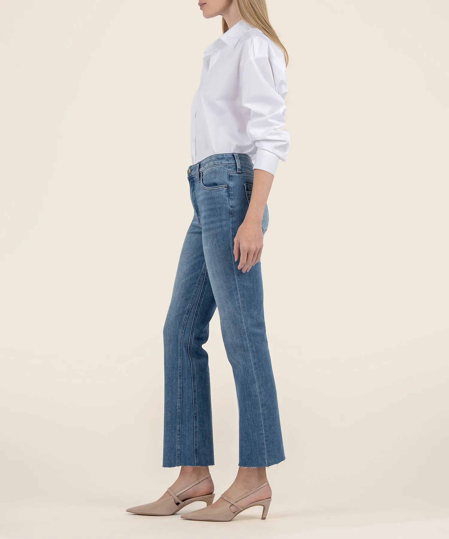 Kelsey High Rise Ankle Flare, Petite