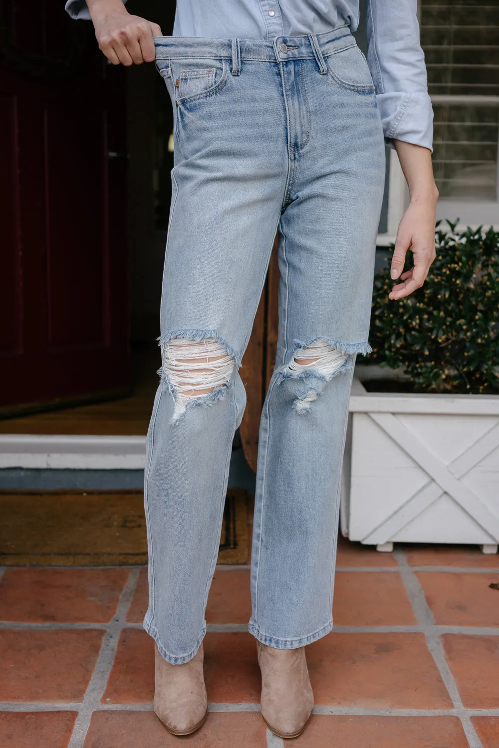 Laurel High Rise Rigid Magic 90's Straight Jeans