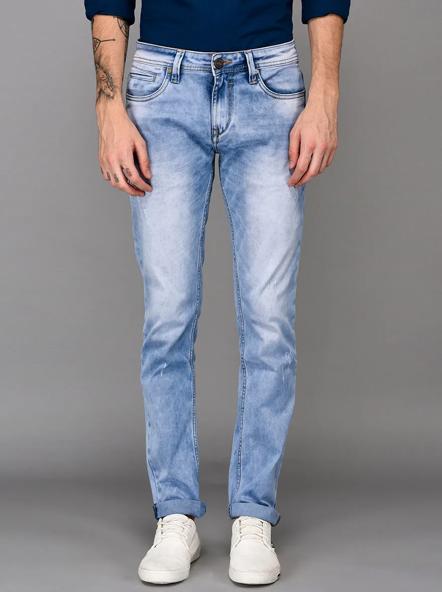 Light Blue Slim Fit Jeans | JadeBlue