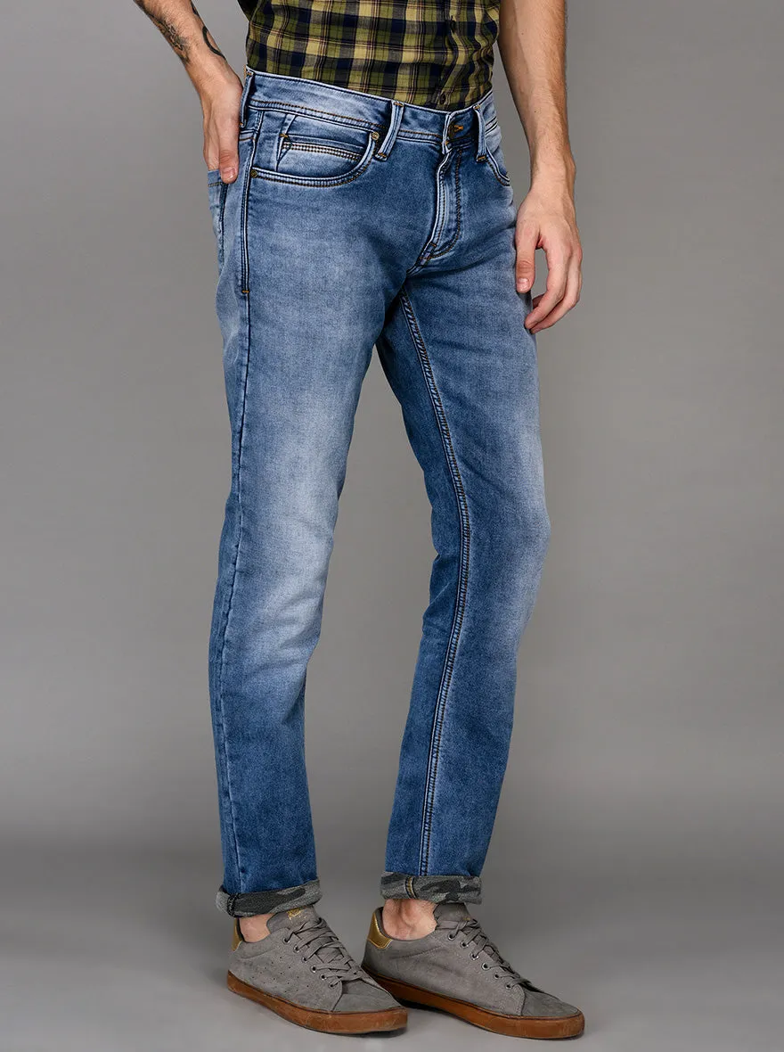 Light Blue Slim Fit Jeans | JadeBlue