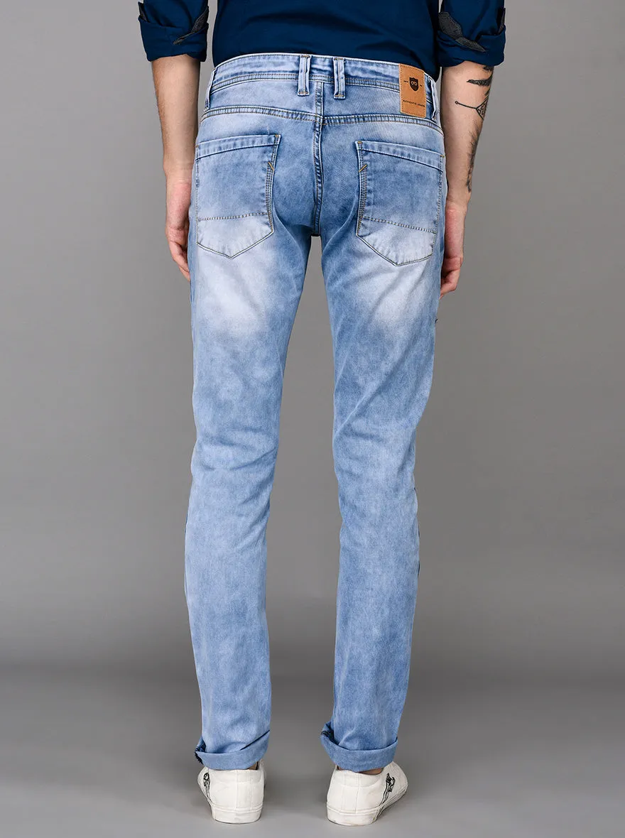Light Blue Slim Fit Jeans | JadeBlue