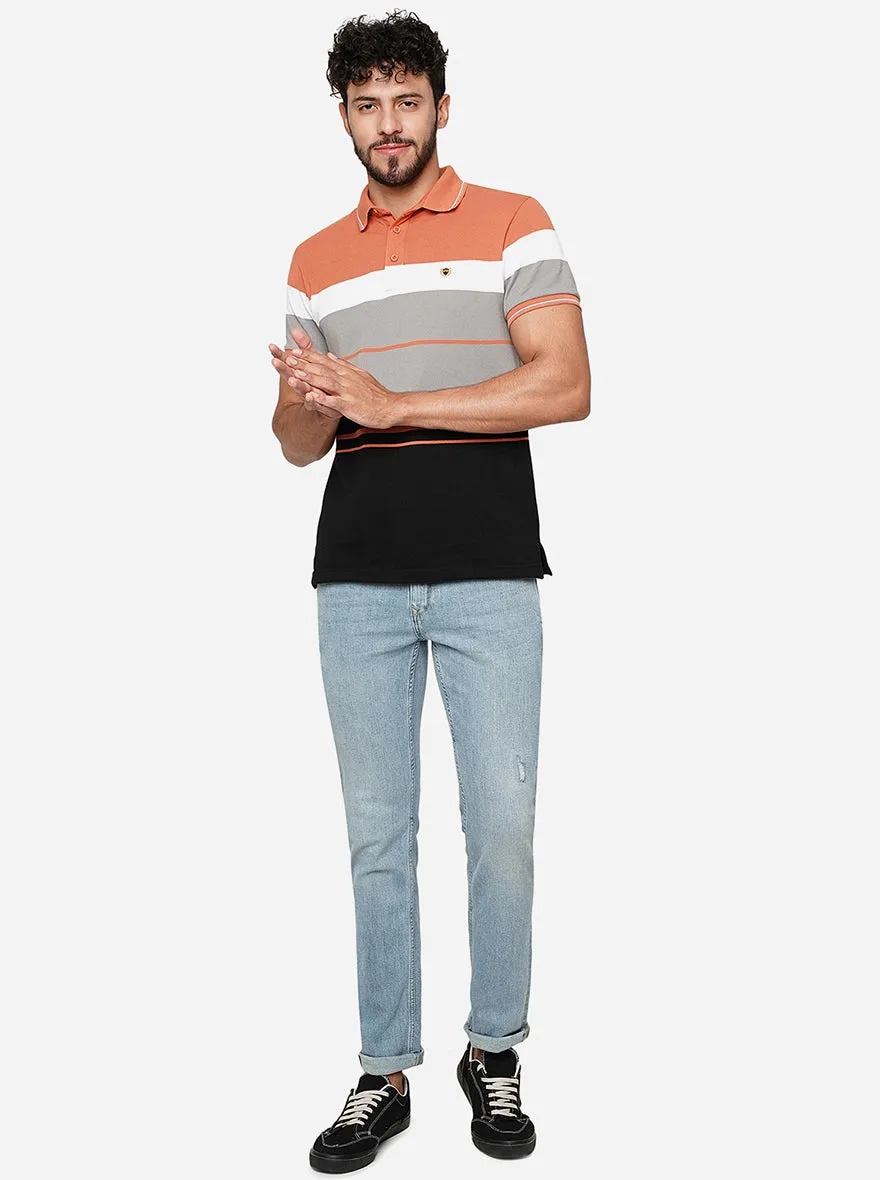 Light Blue Solid Slim Fit Jeans | JadeBlue
