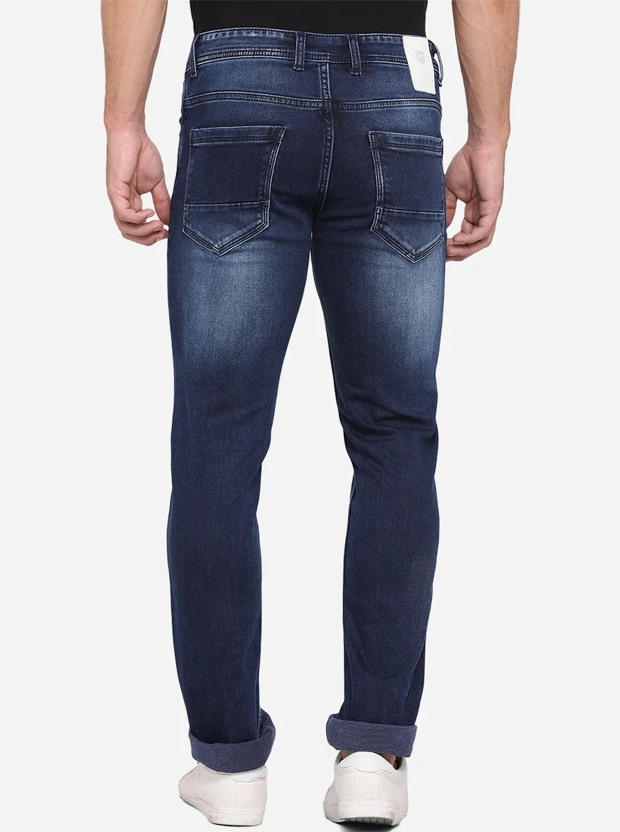 Light Blue Washed Slim Fit Jeans | JadeBlue
