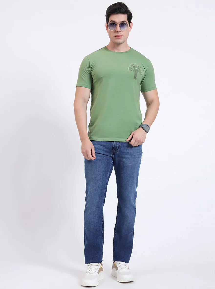 Light Blue Washed Slim Fit Jeans | JadeBlue