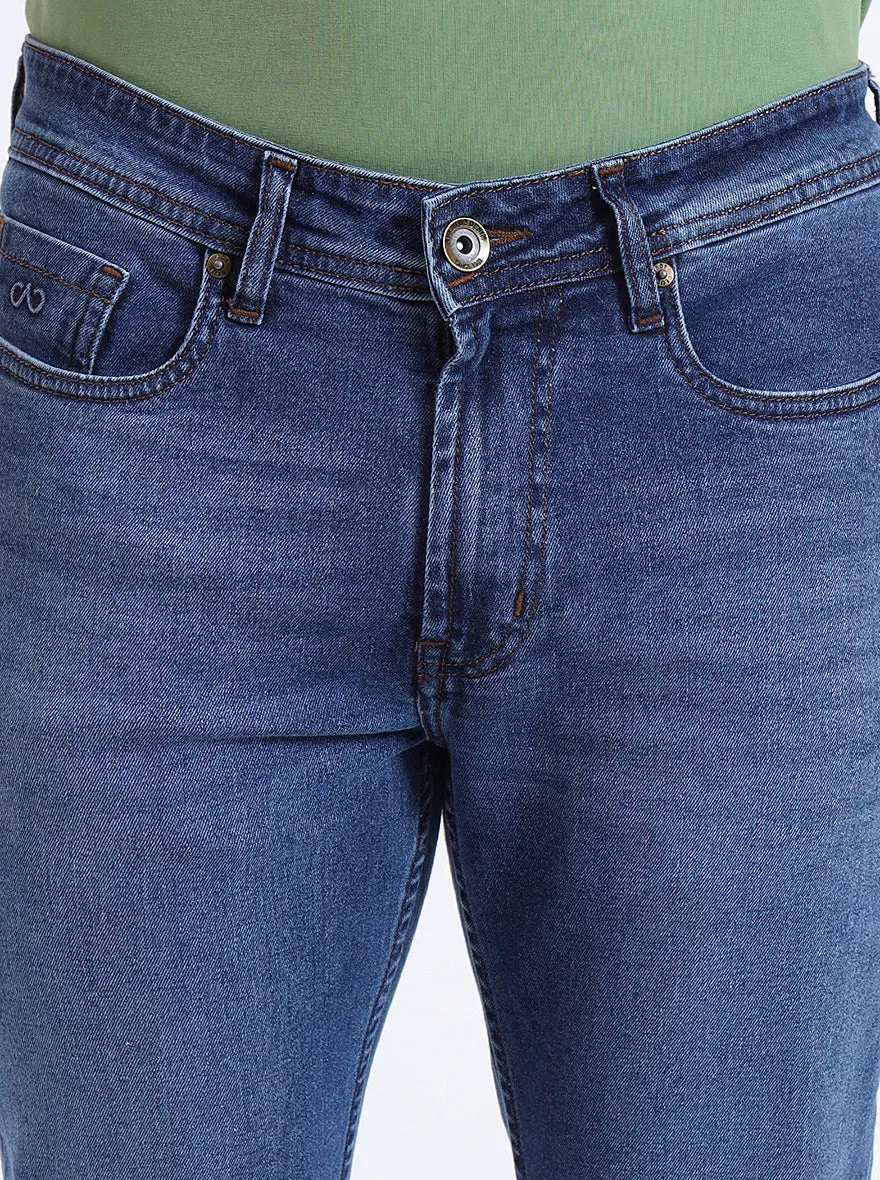 Light Blue Washed Slim Fit Jeans | JadeBlue