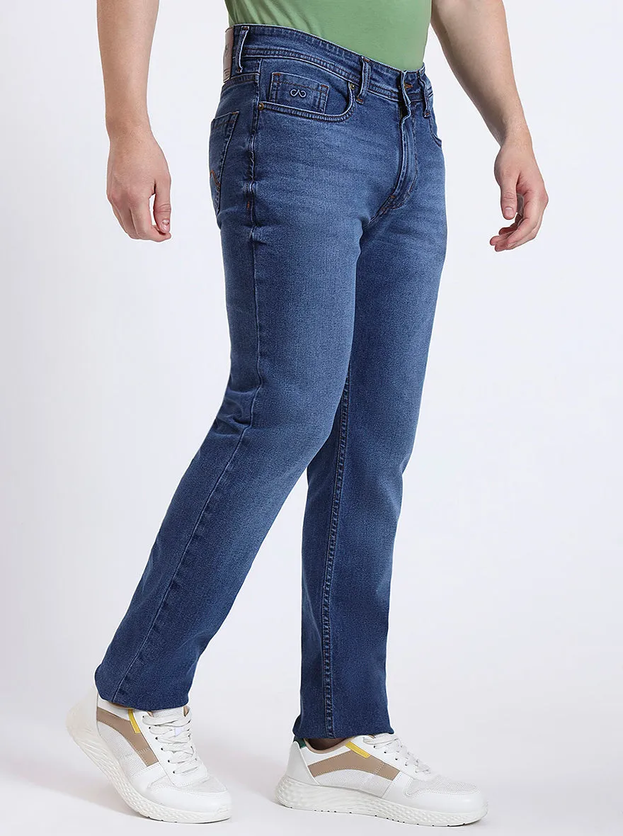 Light Blue Washed Slim Fit Jeans | JadeBlue