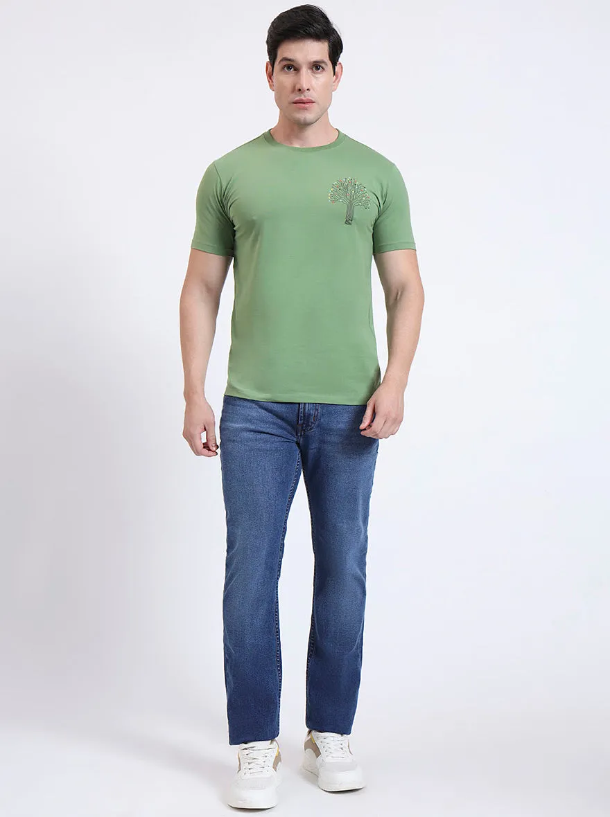 Light Blue Washed Slim Fit Jeans | JadeBlue