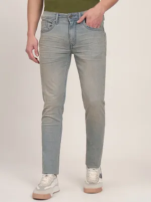 Light Blue Washed Slim Fit Jeans | JadeBlue