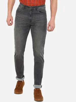 Light Grey Washed Straight Fit Jeans | JadeBlue