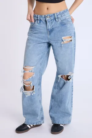 Low Rise Baggy Jeans