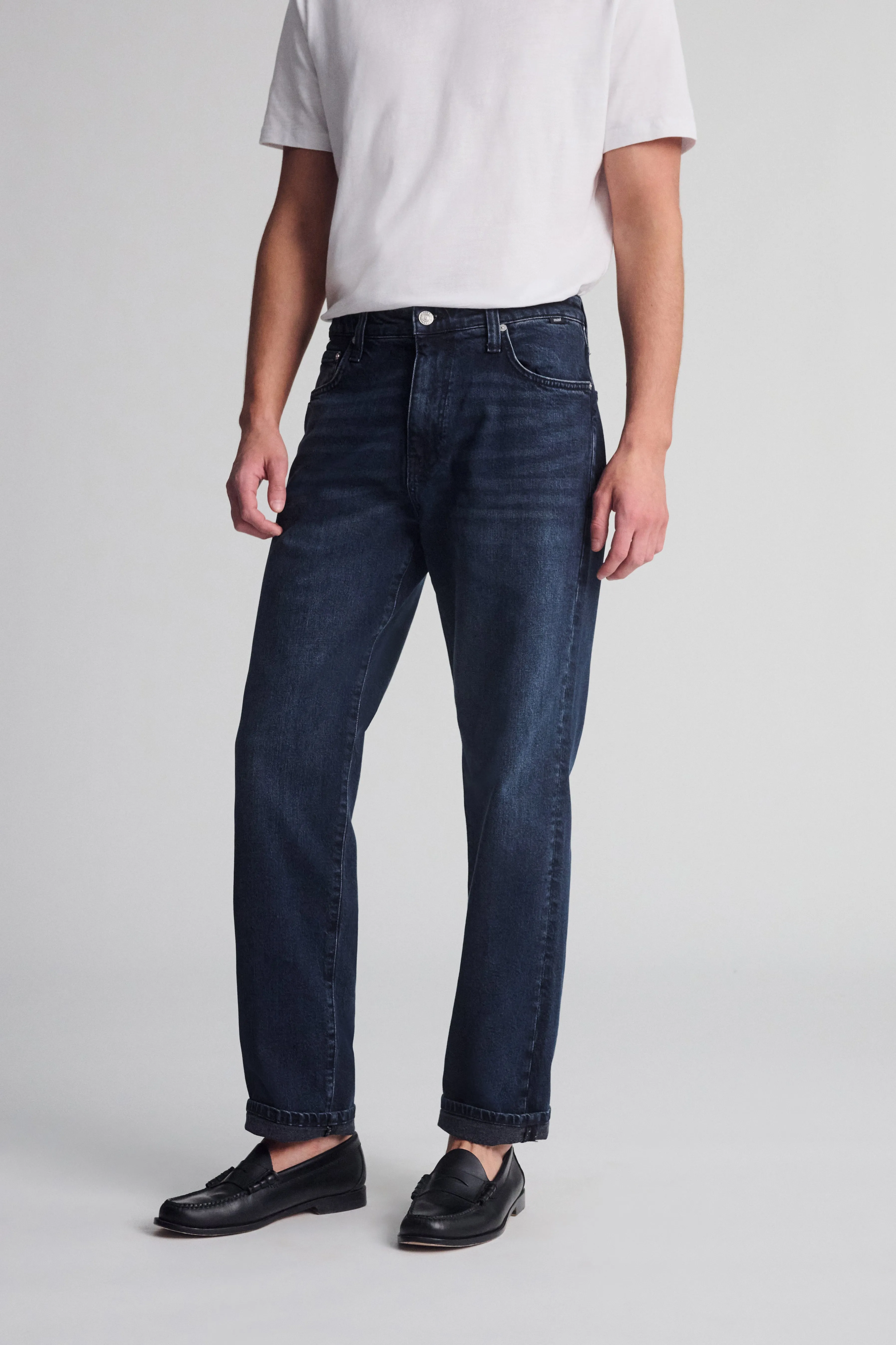MARCEL LOOSE STRAIGHT LEG IN INK CLASSIC BLUE