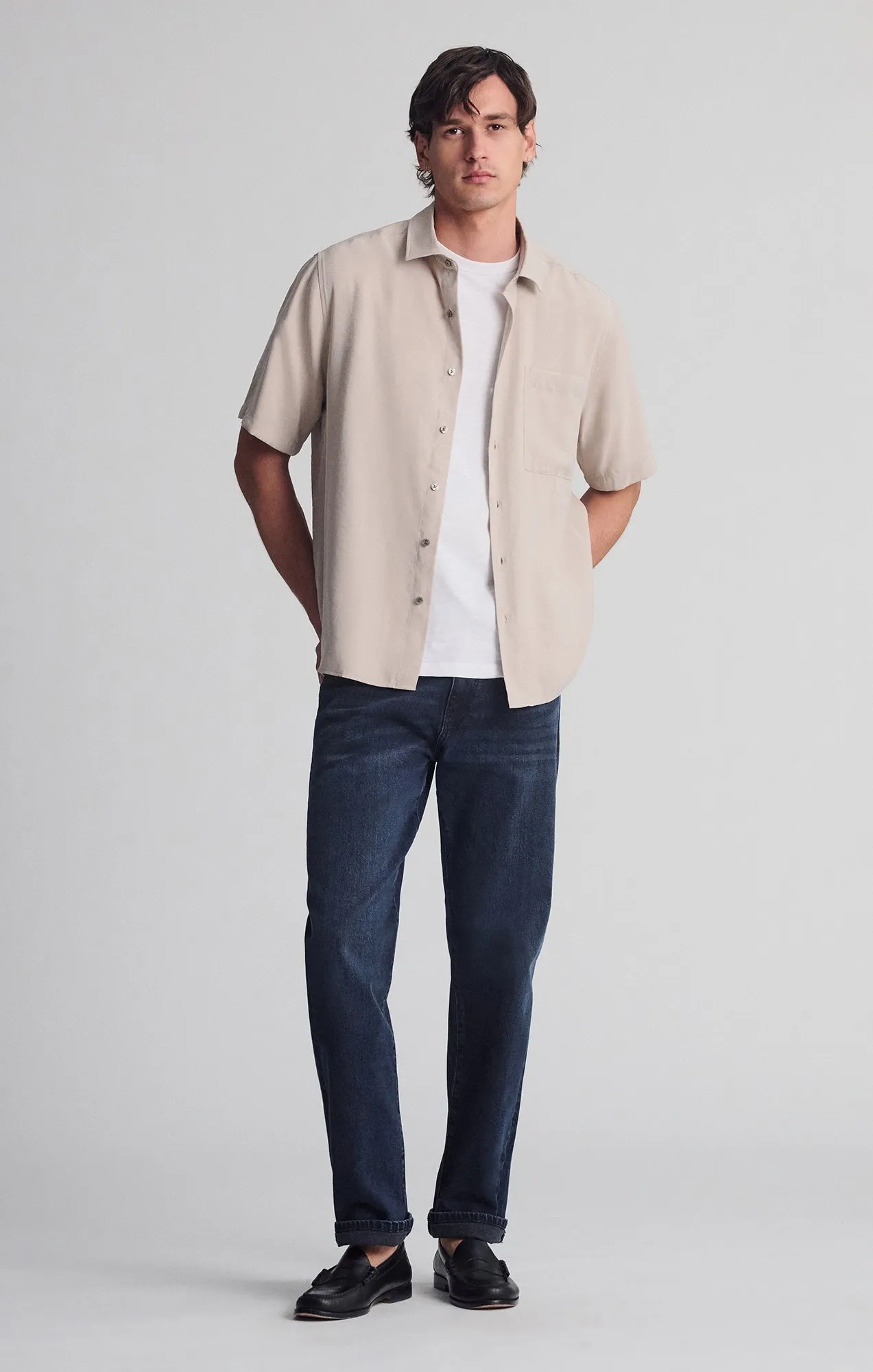 MARCEL LOOSE STRAIGHT LEG IN INK CLASSIC BLUE