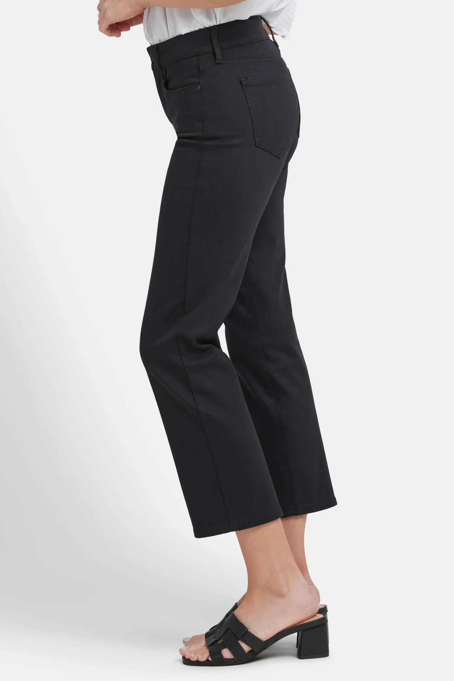 Marilyn Straight Ankle Jeans - Black