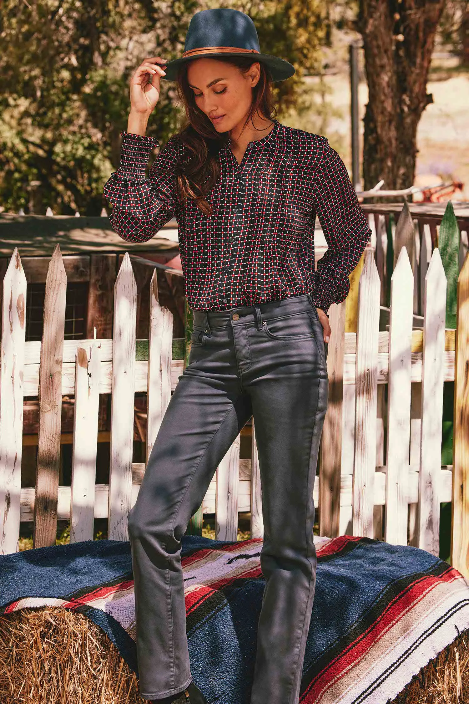 Marilyn Straight Jeans - Oxford Navy
