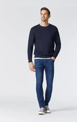 MATT RELAXED STRAIGHT LEG IN DEEP BRUSHED WILLIAMSBURG