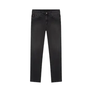 Men's slim fit black washed jeans - Alphonse