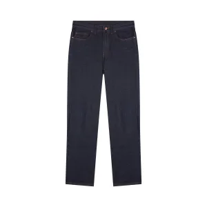 Men's wide raw jeans