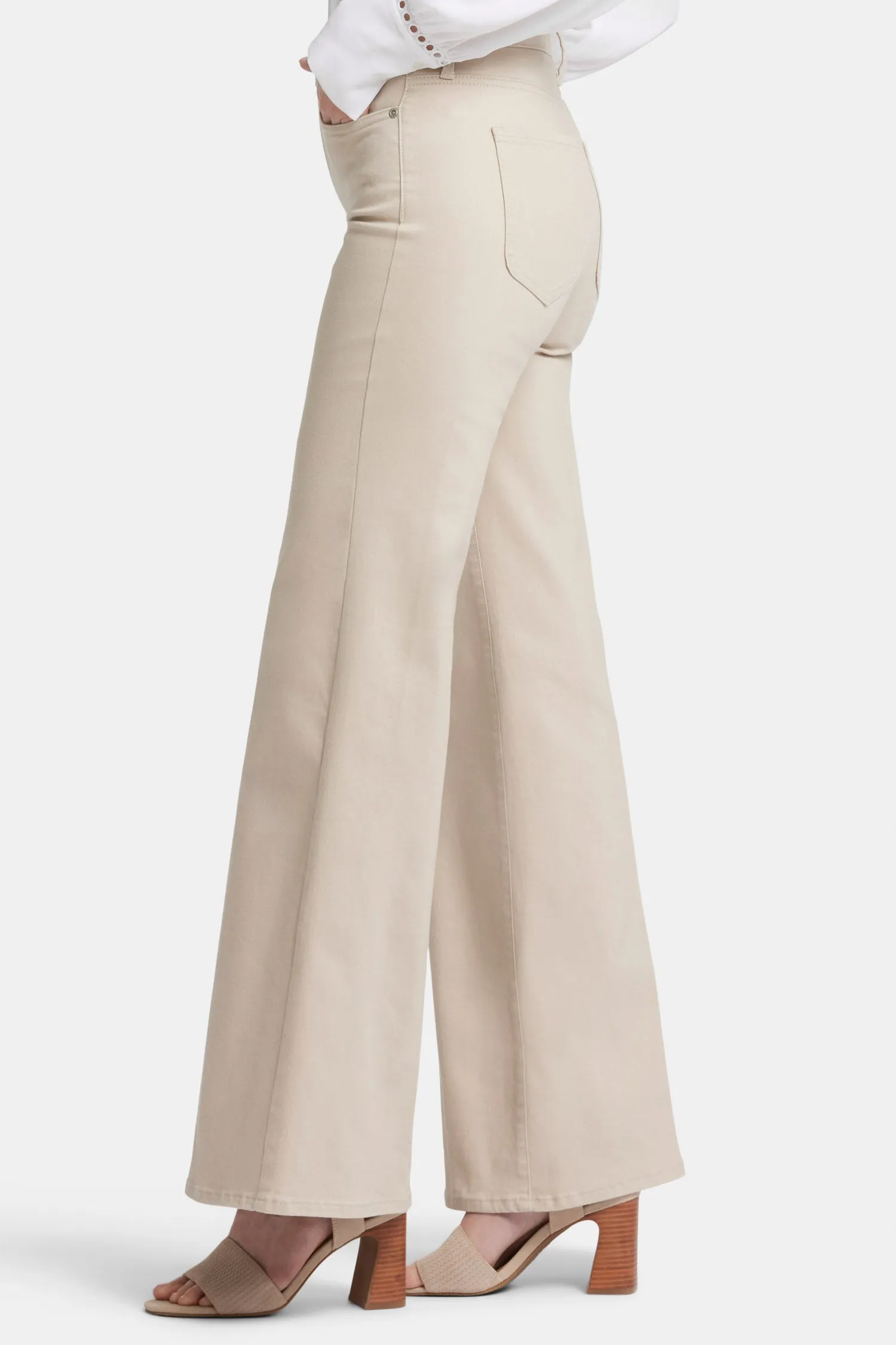 Mia Palazzo Jeans - Feather