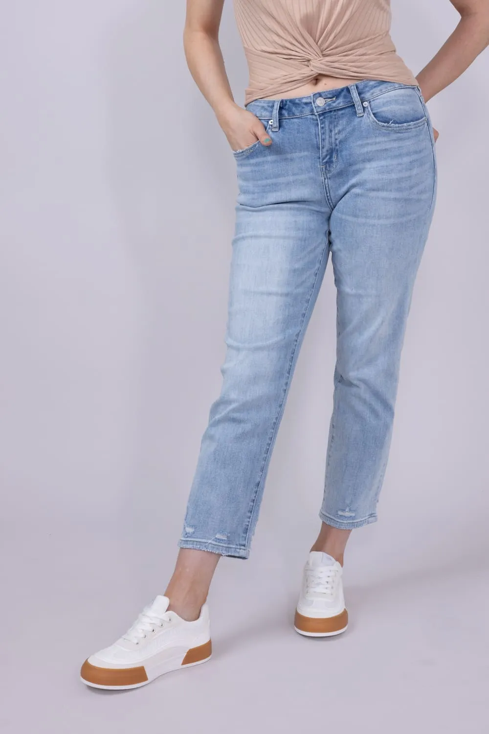 Mica Mid Rise Straight Jeans for Women | MDP-T3050