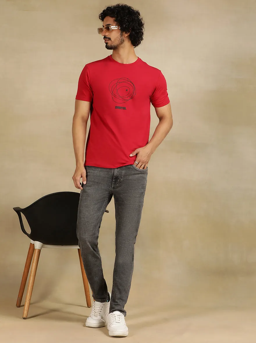Mid Grey Washed Rider Fit Jeans | JadeBlue