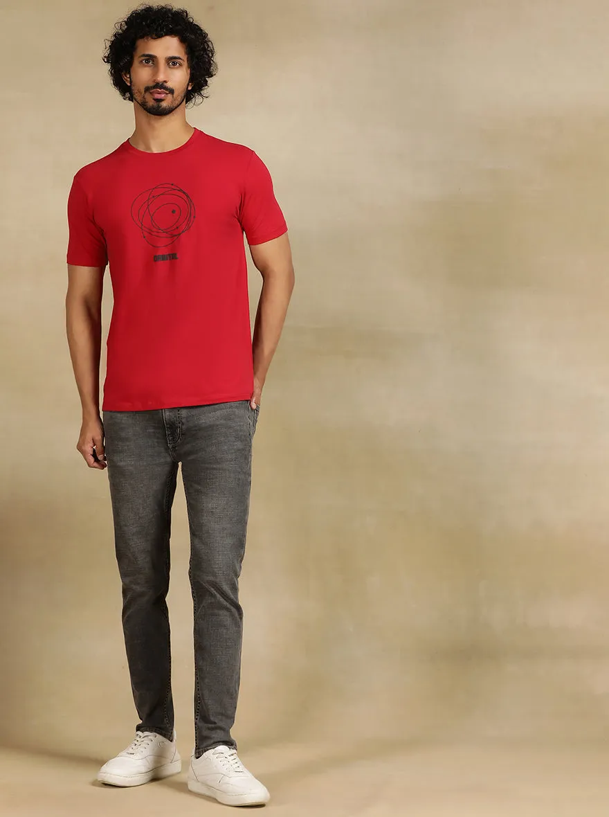 Mid Grey Washed Rider Fit Jeans | JadeBlue