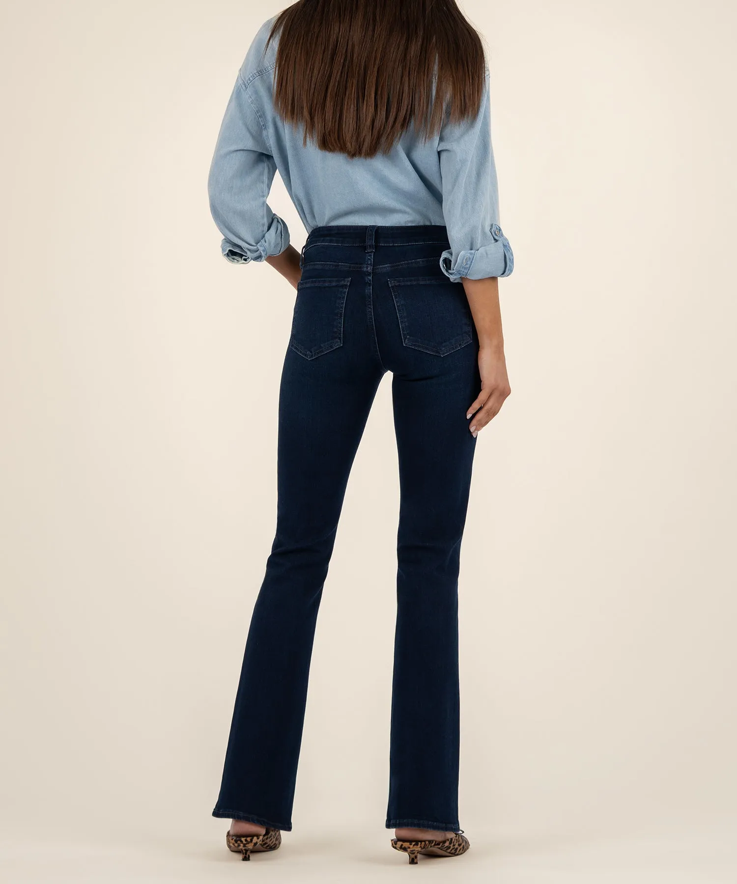Natalie Mid Rise Flare Bootcut