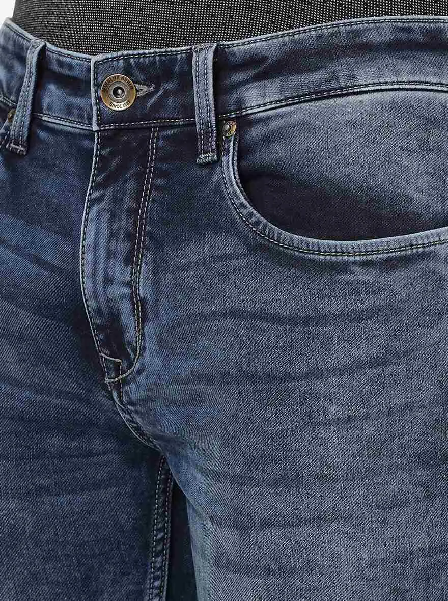 Navy Blue Washed SLIM FIT Jeans | JadeBlue
