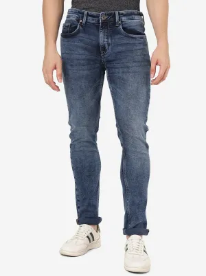 Navy Blue Washed SLIM FIT Jeans | JadeBlue