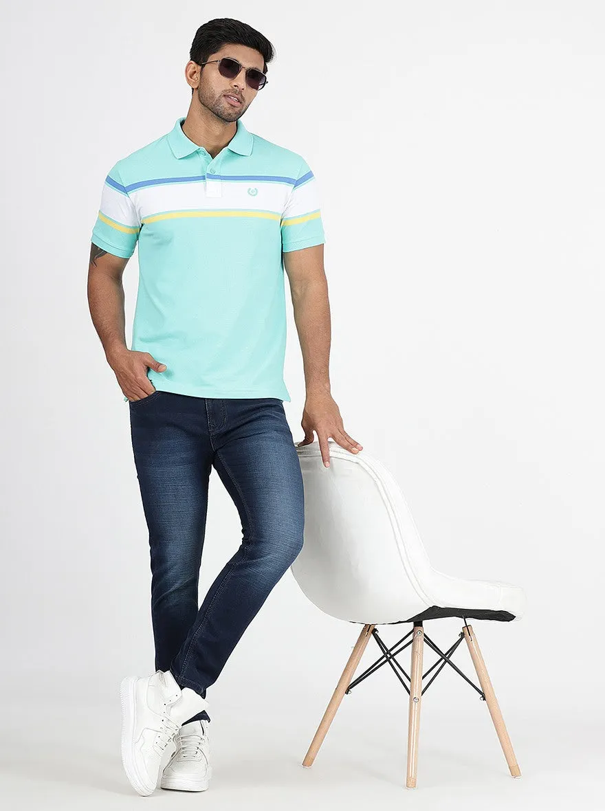 Navy Blue Washed Urban Fit Jeans | Greenfibre