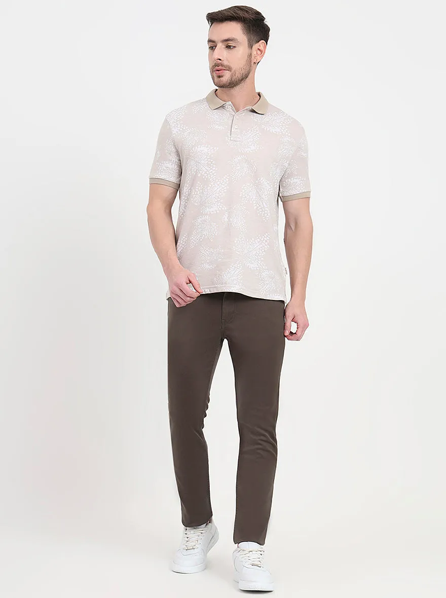 Olive Washed Slim Fit Jeans | JadeBlue