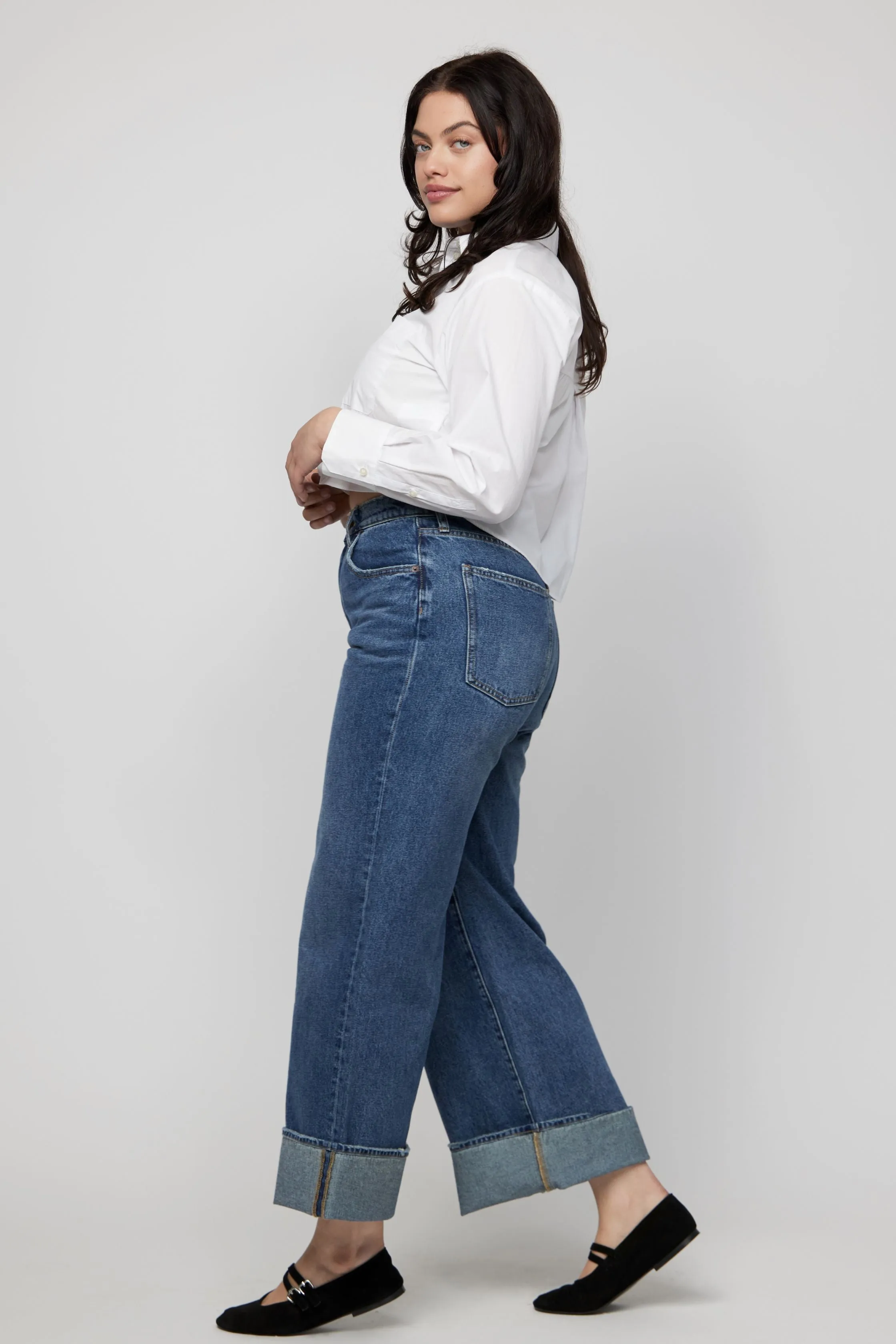 Parker Baggy Cuffed Wide Leg Medium Worn