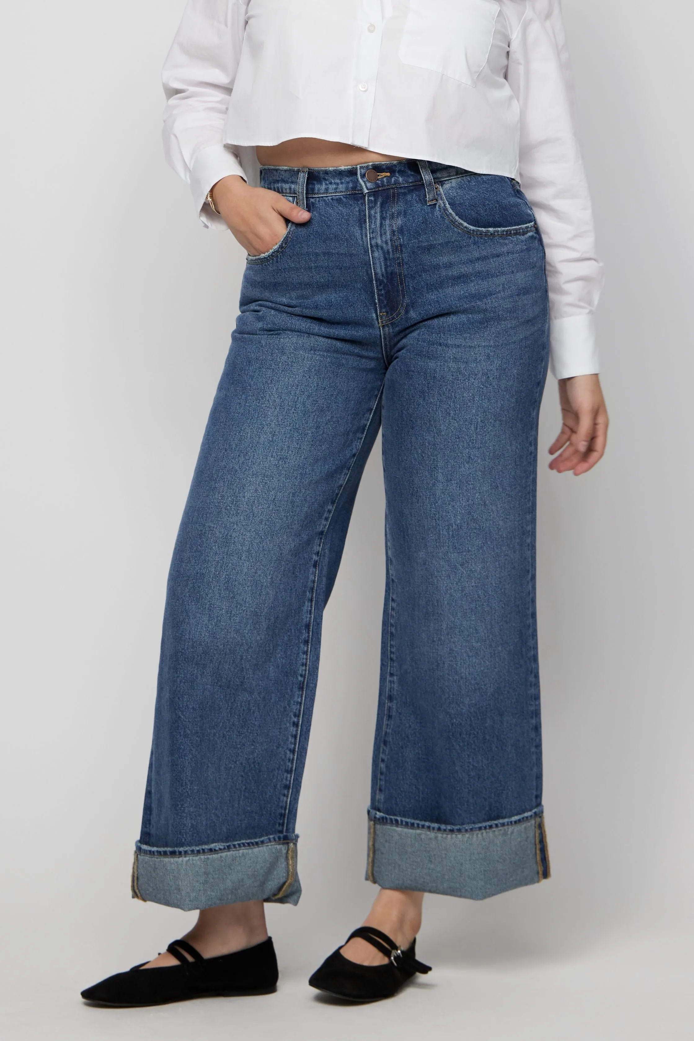 Parker Baggy Cuffed Wide Leg Medium Worn