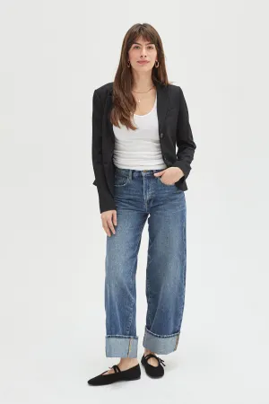 Parker Baggy Cuffed Wide Leg Medium Worn