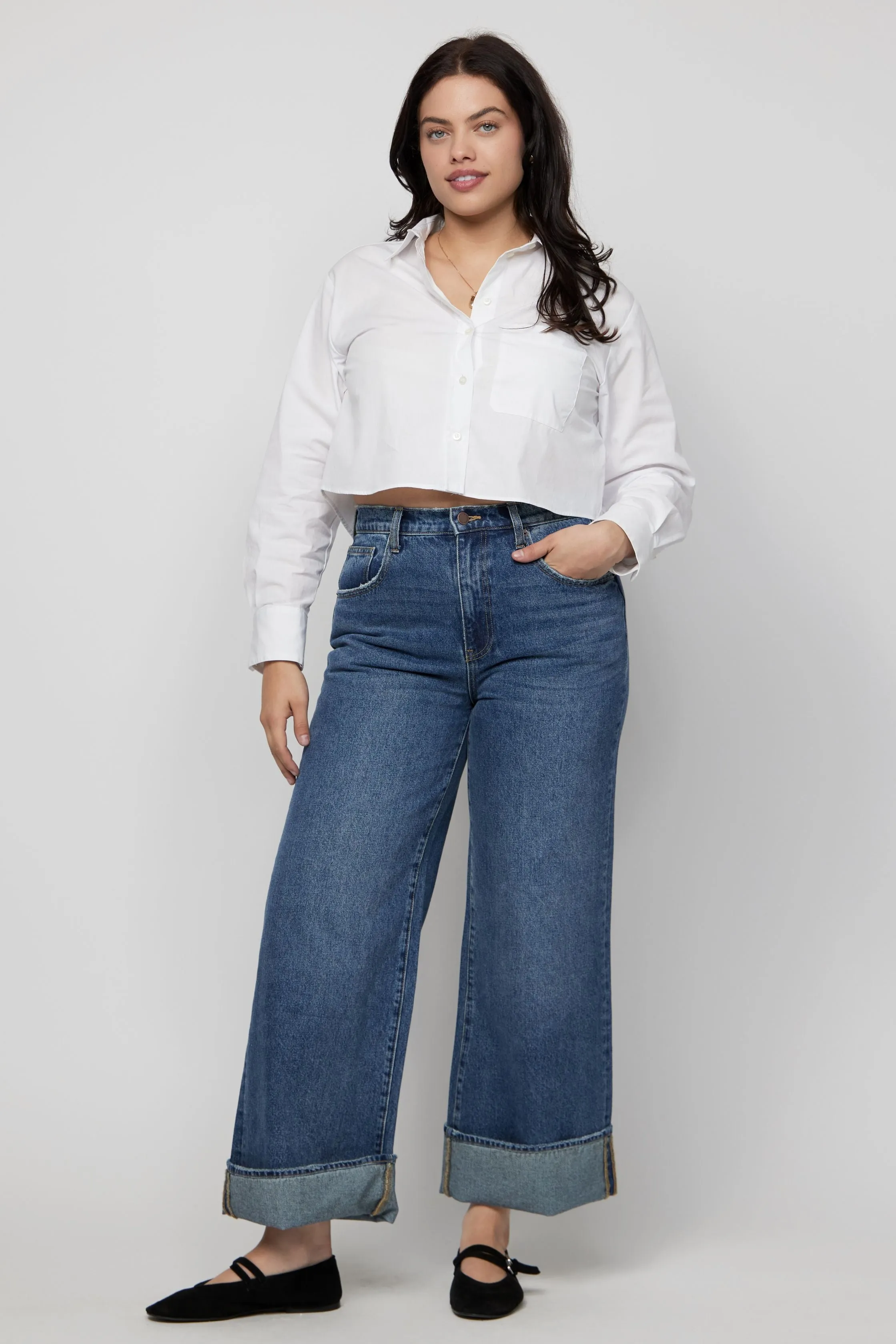 Parker Baggy Cuffed Wide Leg Medium Worn