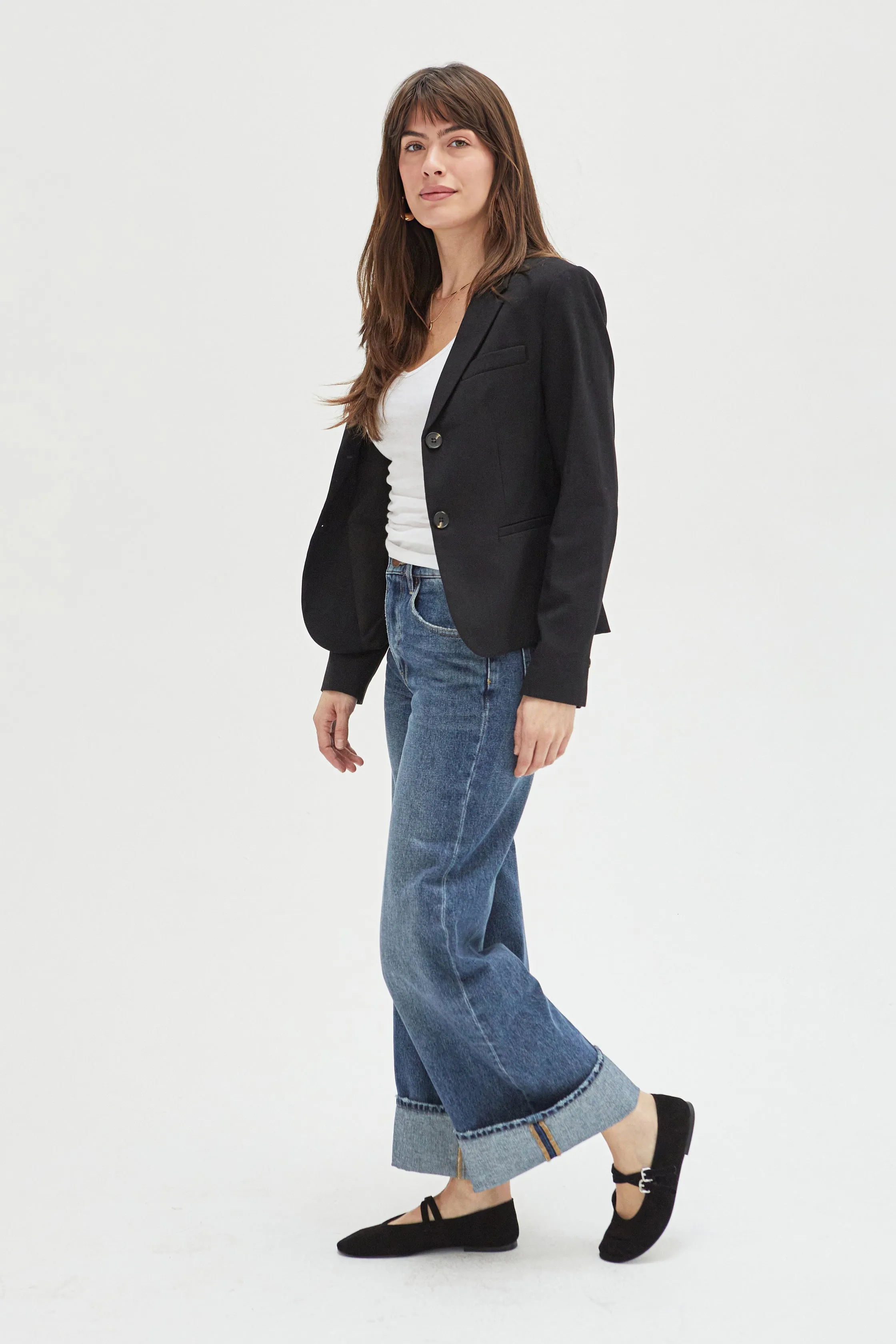 Parker Baggy Cuffed Wide Leg Medium Worn