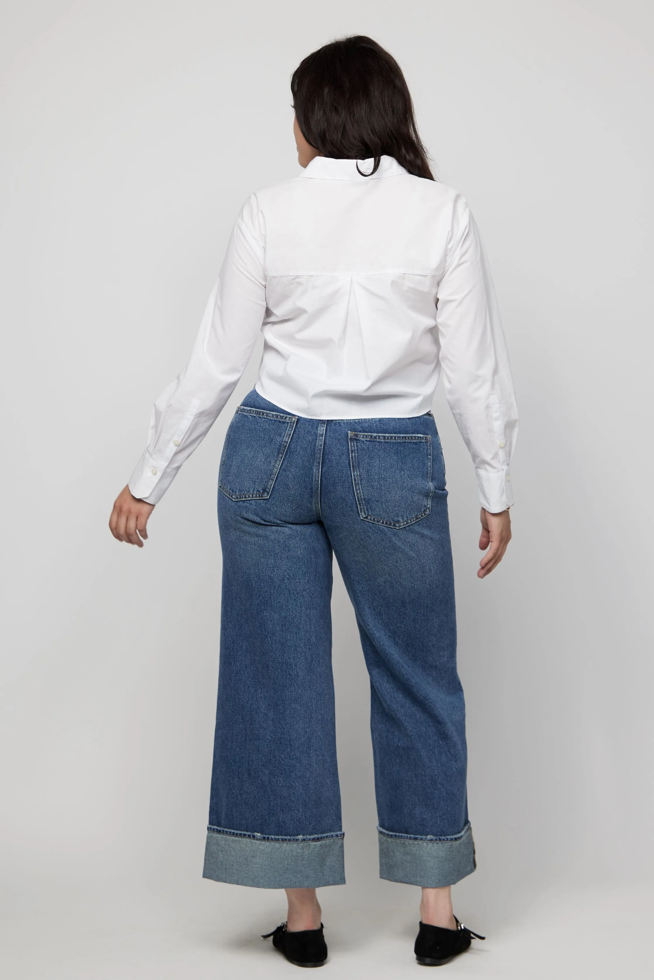Parker Baggy Cuffed Wide Leg Medium Worn
