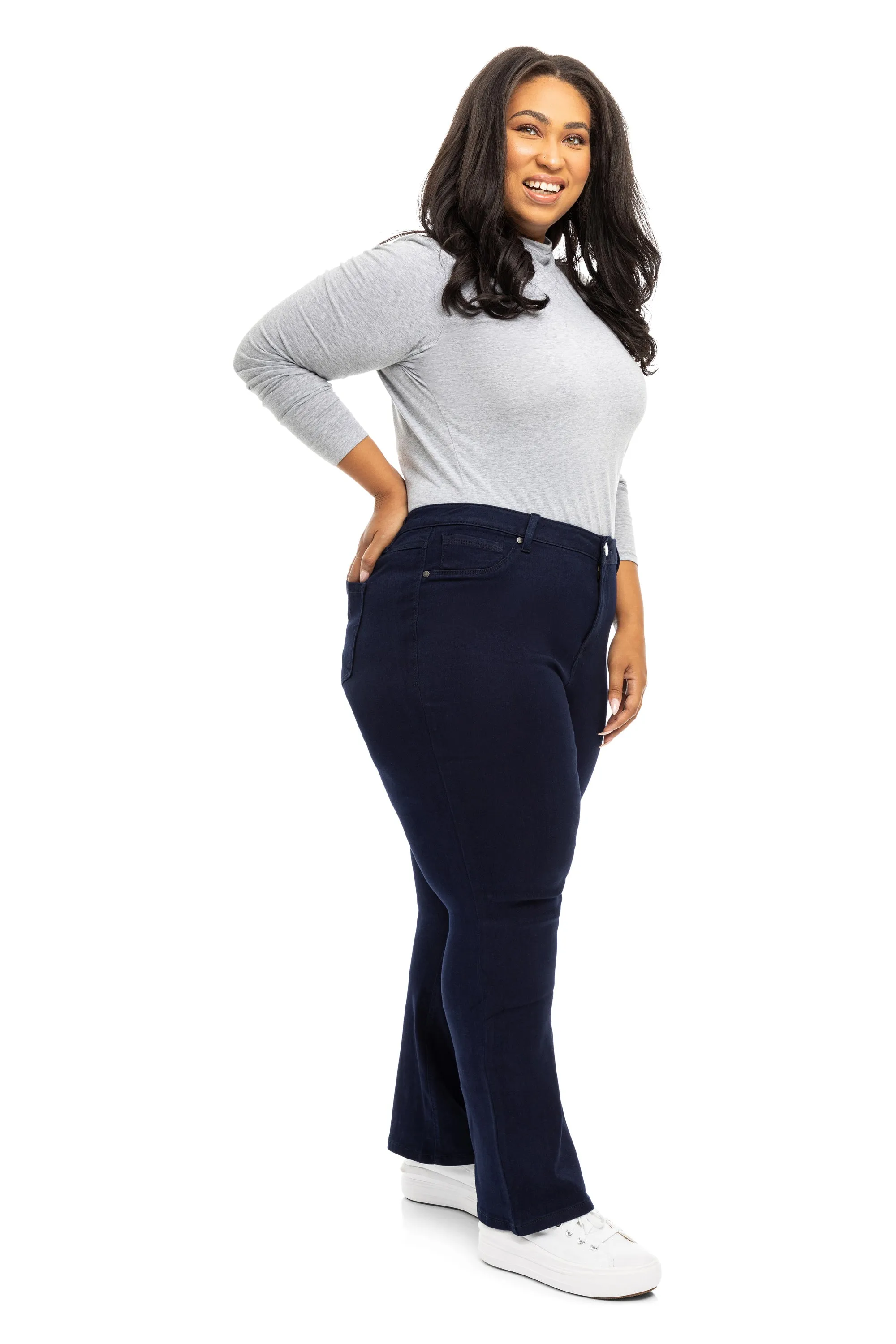 Plus Butter Bootcut In Wynter Rinse