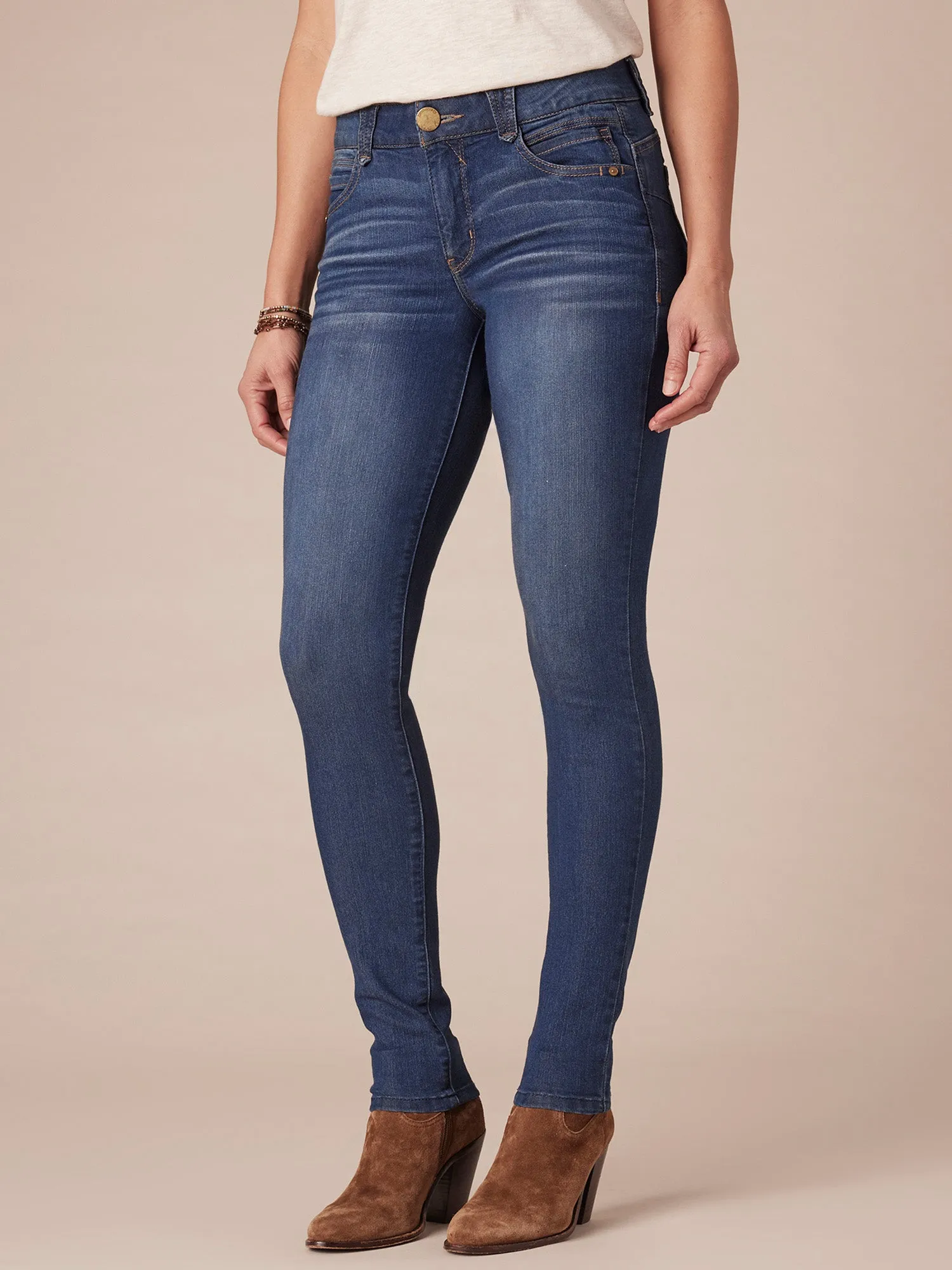 "Ab"solution® 32" Long Inseam Blue Jegging Tall Jean