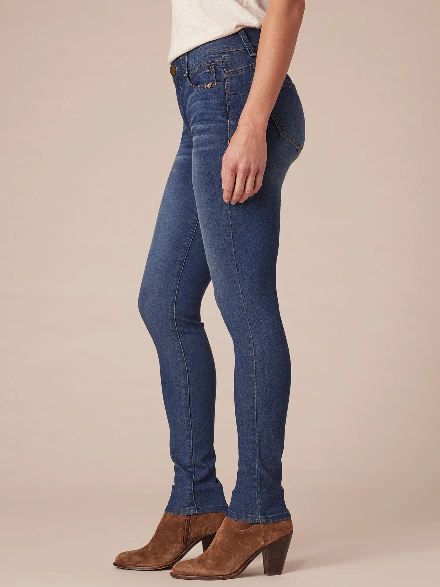 "Ab"solution® 32" Long Inseam Blue Jegging Tall Jean