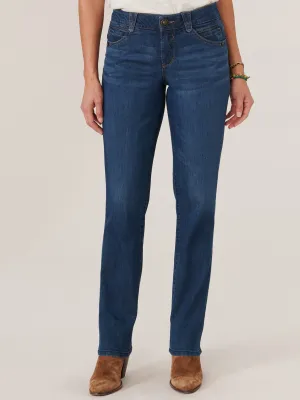 "Ab"solution® Booty Lift Straight Leg Indigo Jeans