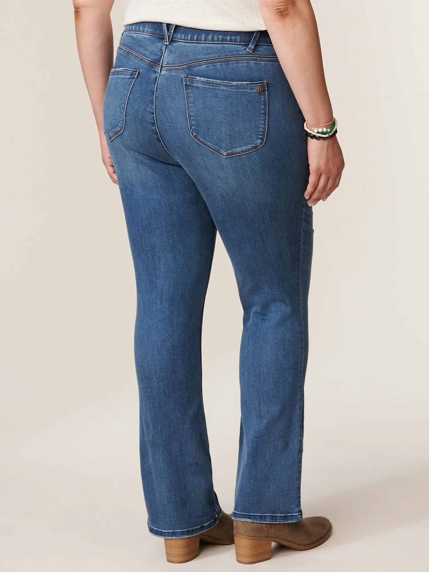 "Ab"solution® High Rise Artisanal Plus Itty Bitty Boot Jean