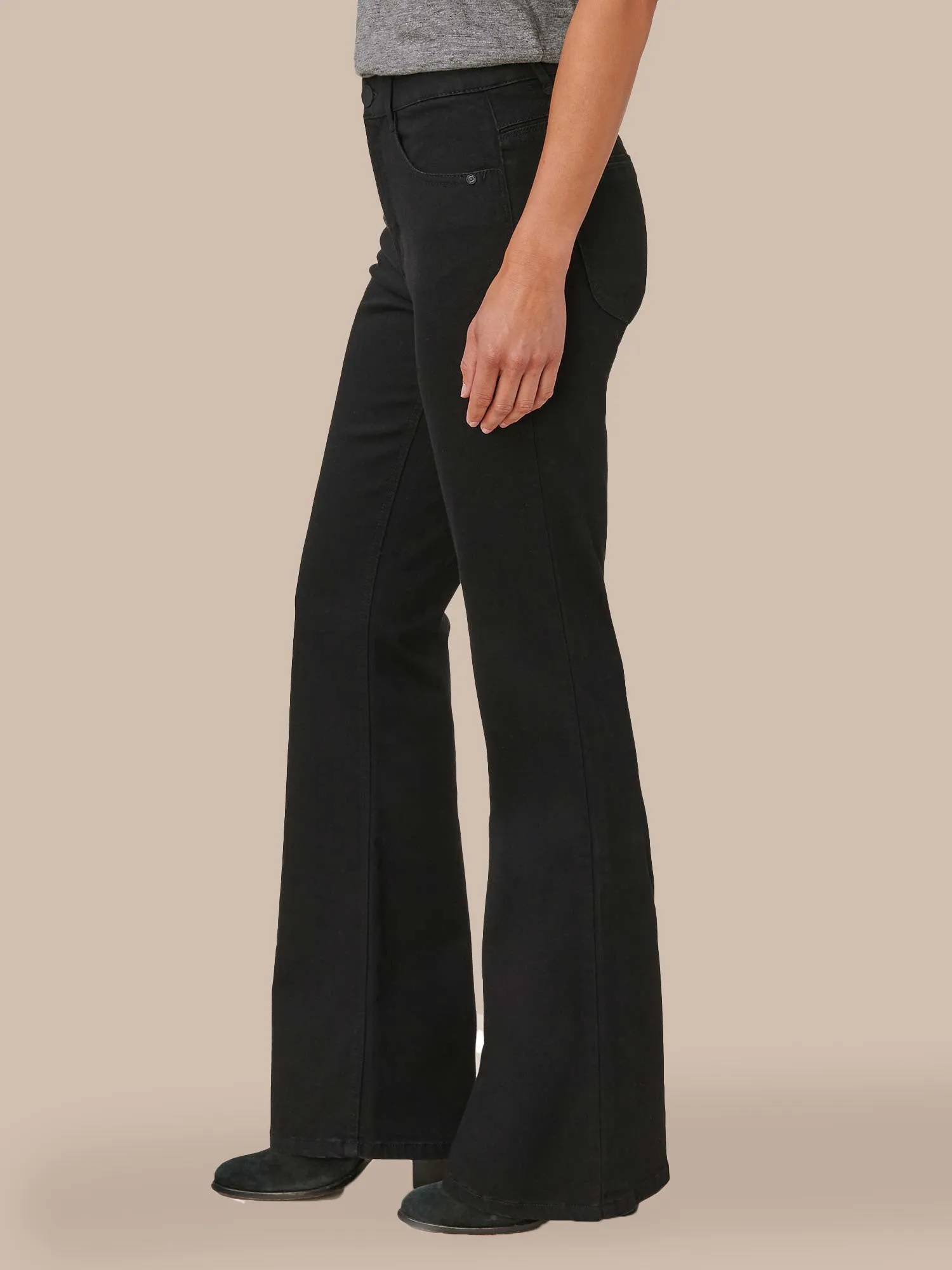 "Ab"solution® High Rise Out There Flare Jeans
