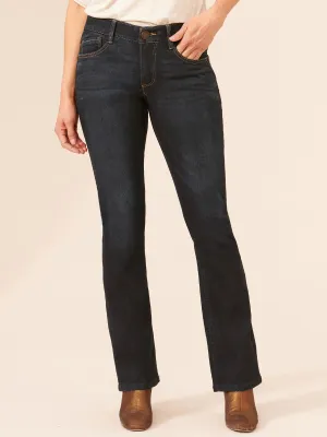 "Ab"solution® Itty Bitty Bootcut Indigo Jeans