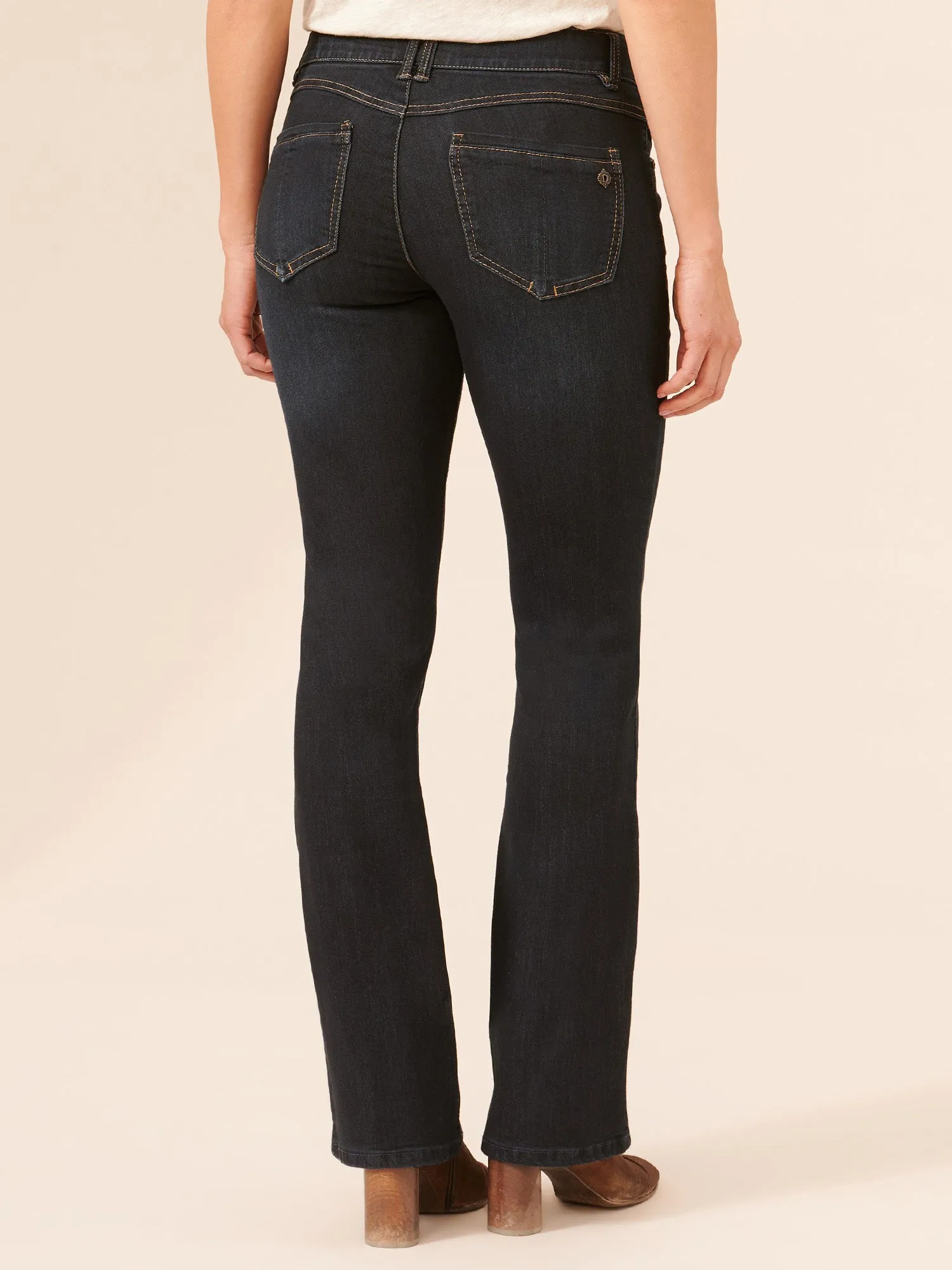 "Ab"solution® Itty Bitty Bootcut Indigo Jeans